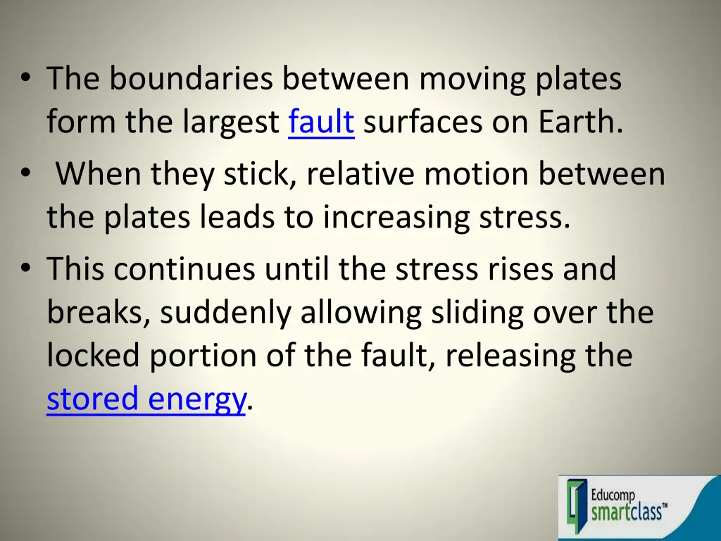 the boundaries between moving plates form