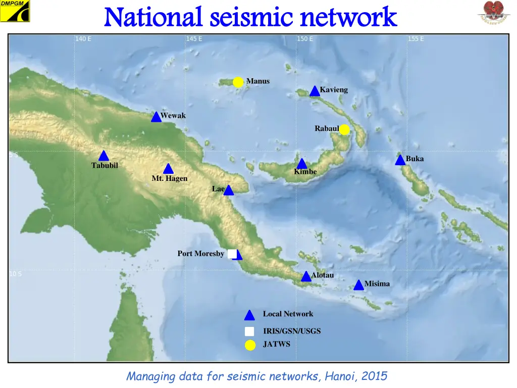 national seismic network