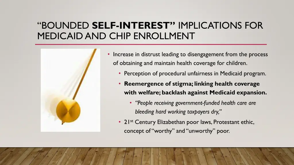 bounded self interest implications for medicaid