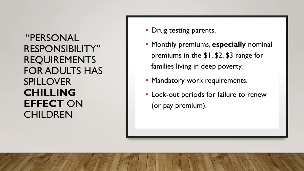 drug testing parents