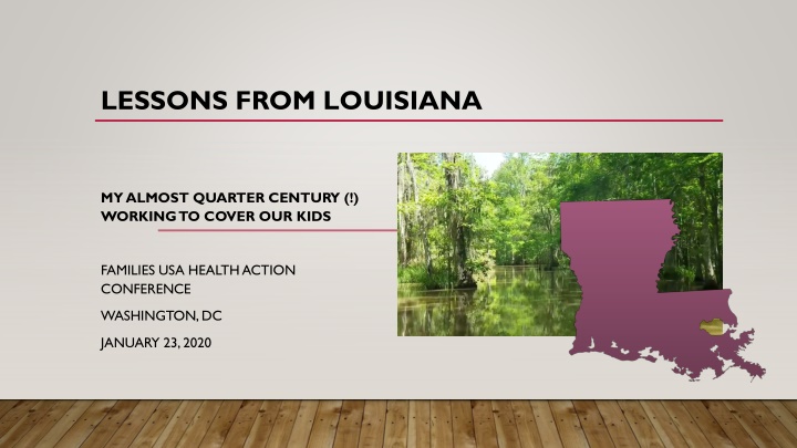 lessons from louisiana