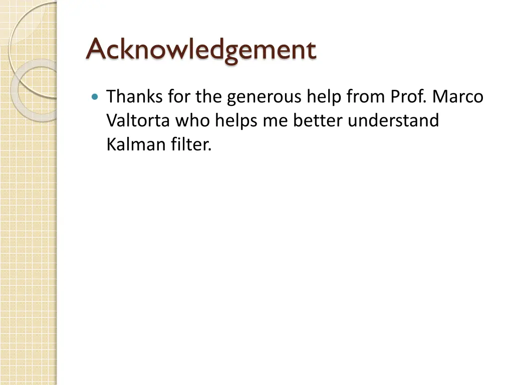 acknowledgement