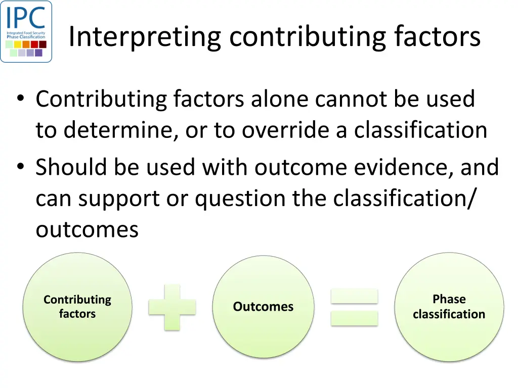 interpreting contributing factors 1