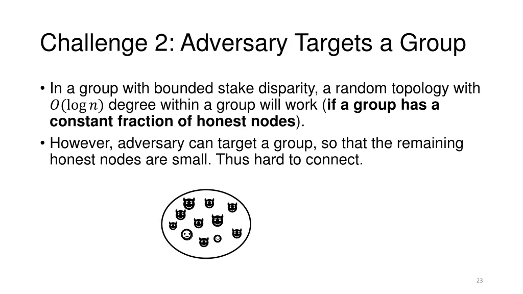 challenge 2 adversary targets a group