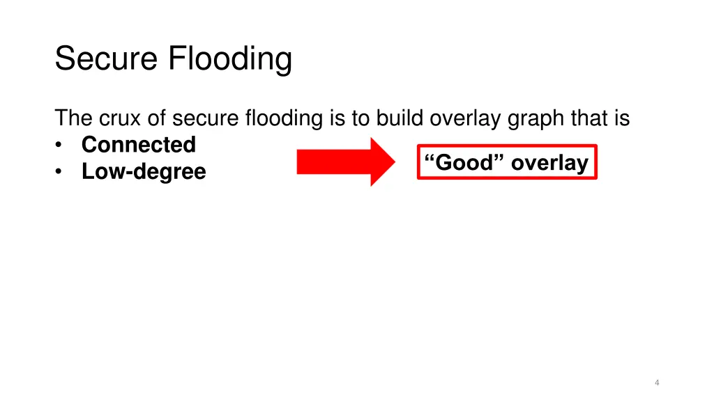 secure flooding