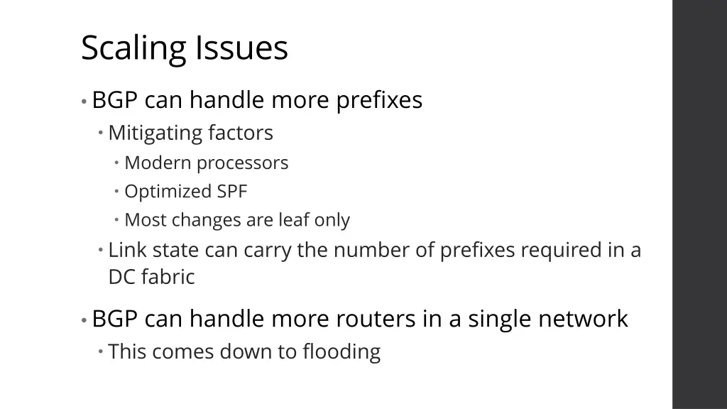 scaling issues
