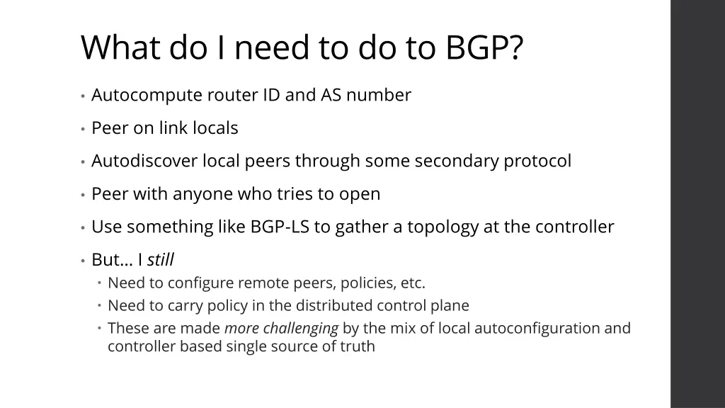 what do i need to do to bgp