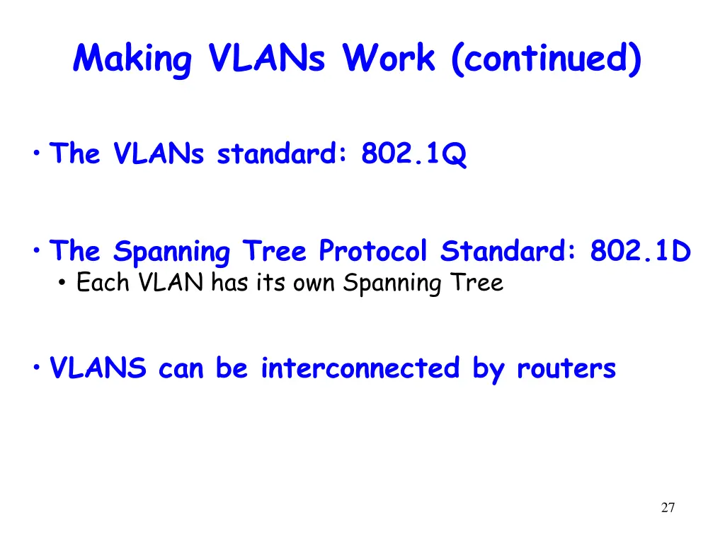 making vlans work continued