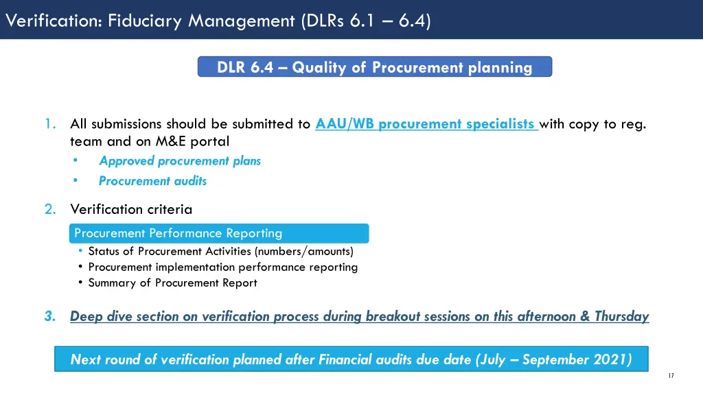 verification fiduciary management dlrs 6 1 6 4