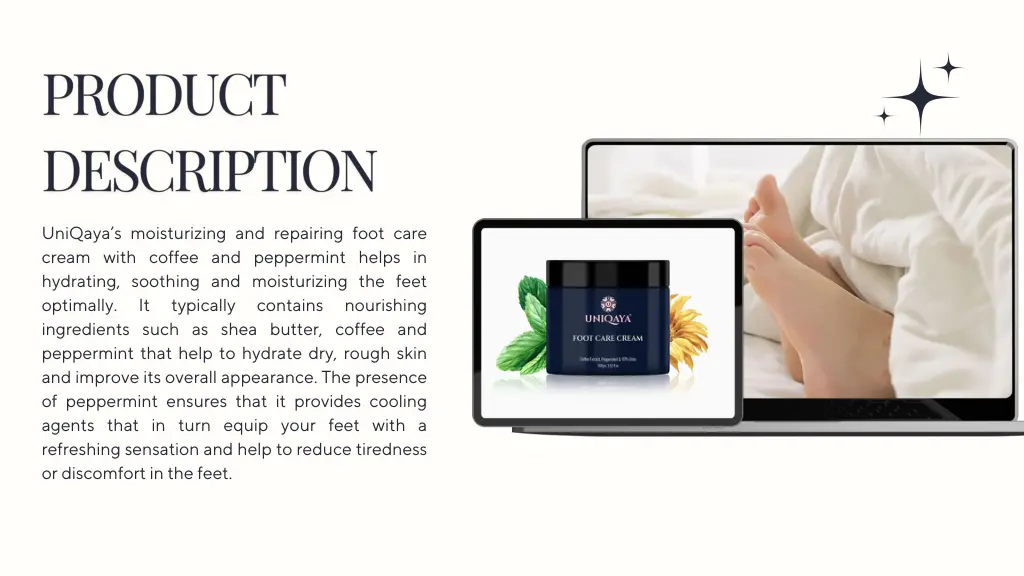 uniqaya s moisturizing and repairing foot care