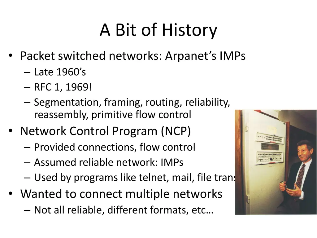 a bit of history