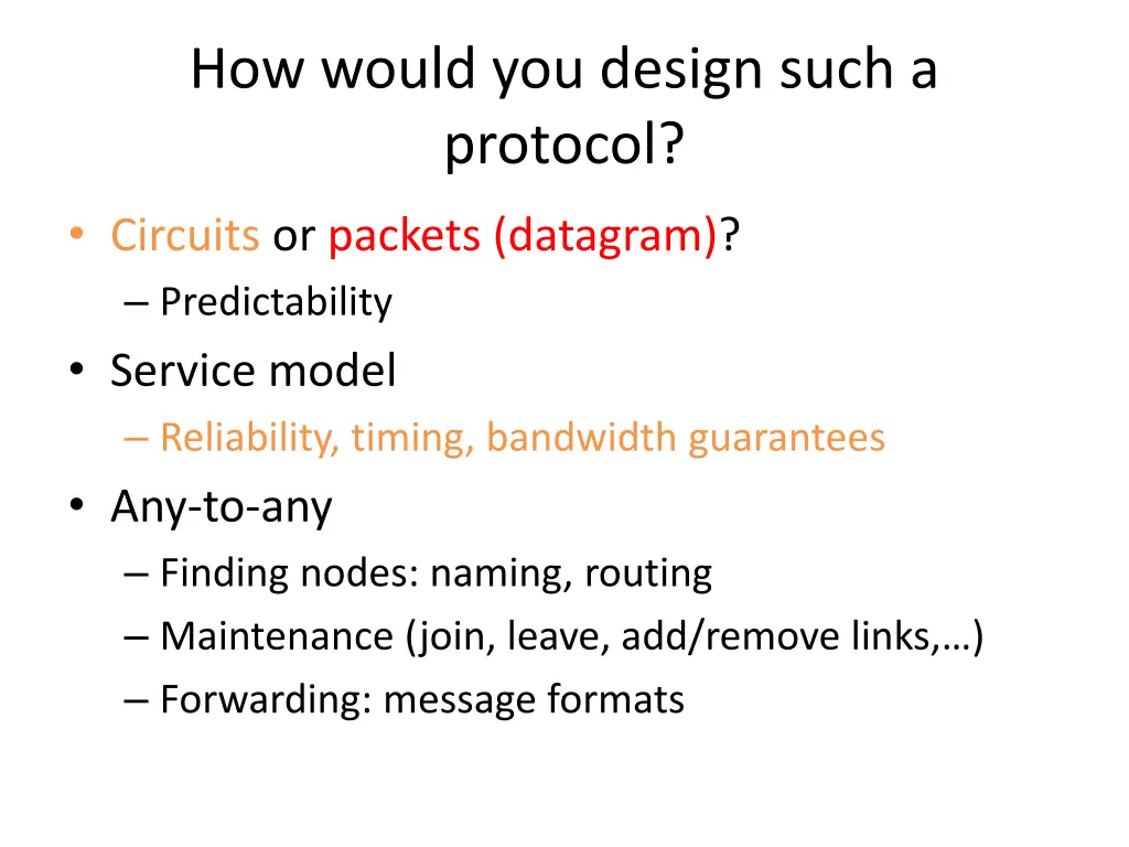 how would you design such a protocol 1