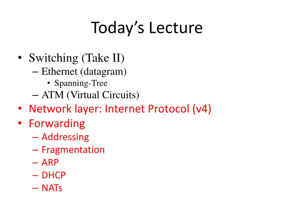 today s lecture 2