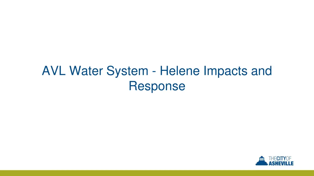 avl water system helene impacts and response