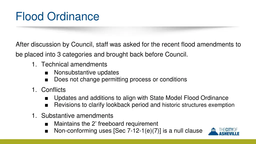 flood ordinance