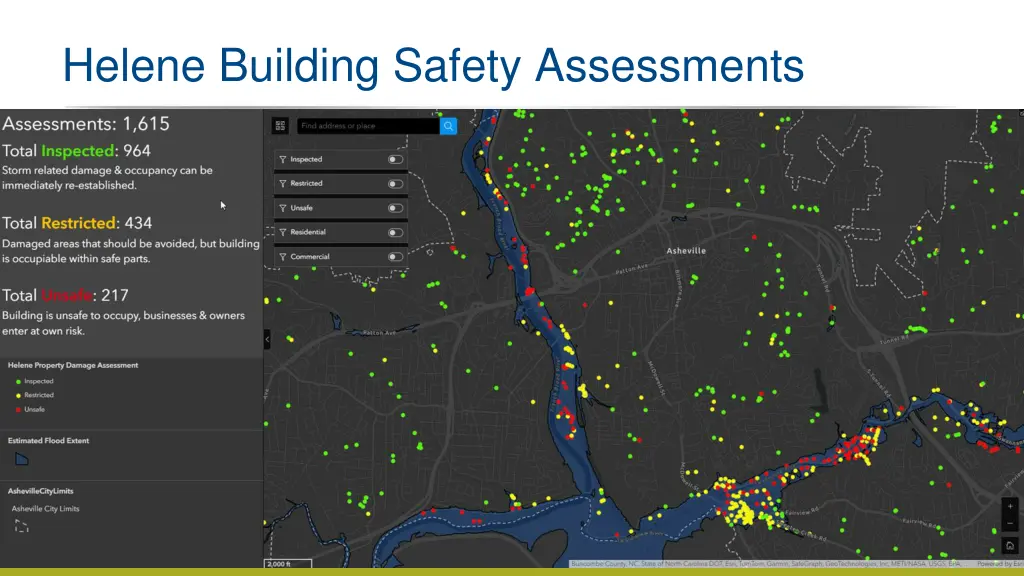 helene building safety assessments