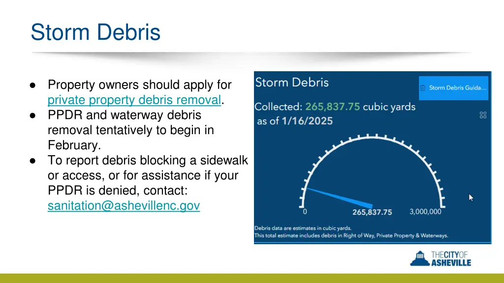 storm debris