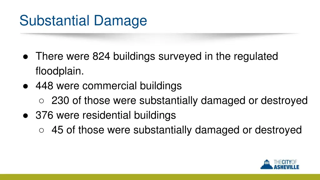 substantial damage