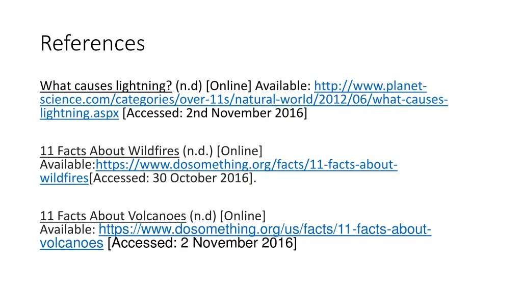 references 1