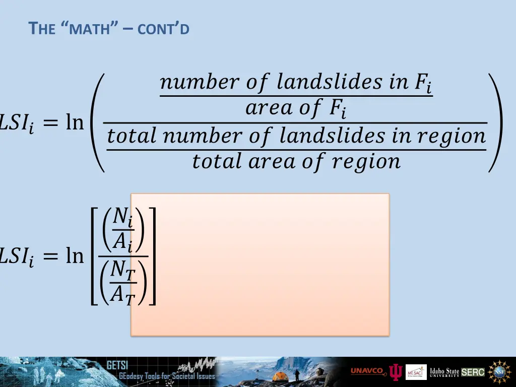 t he math cont d 1