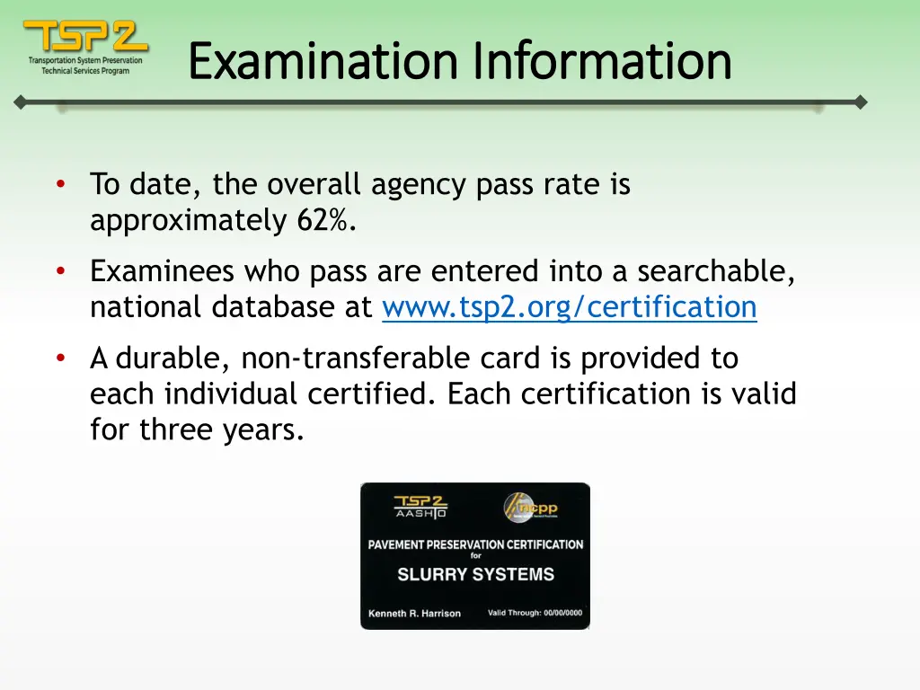 examination information examination information 2
