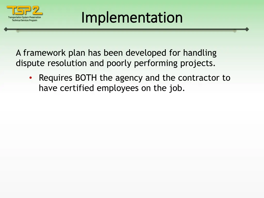 implementation implementation 1