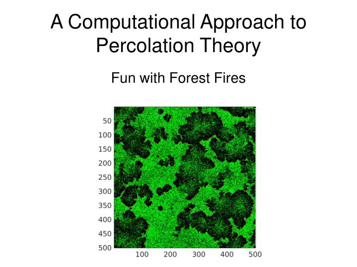 a computational approach to percolation theory