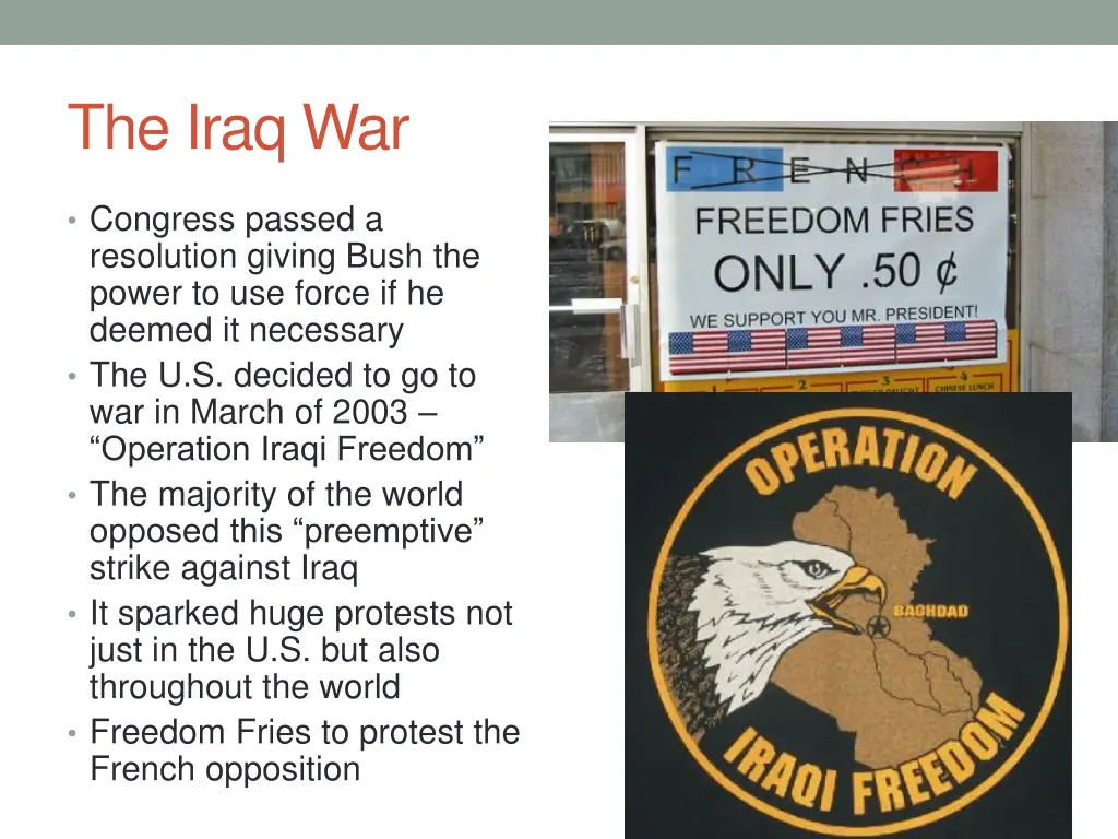 the iraq war