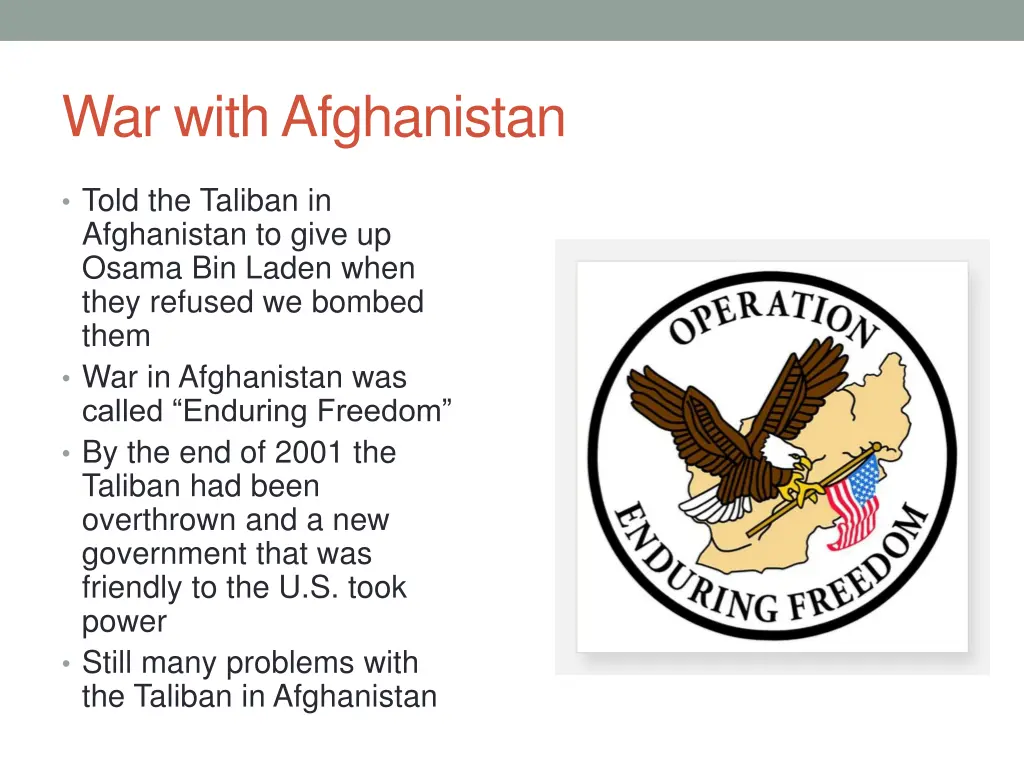 war with afghanistan