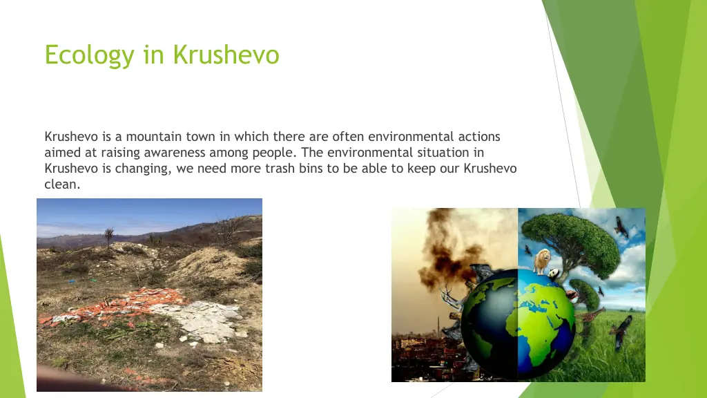 ecology in krushevo