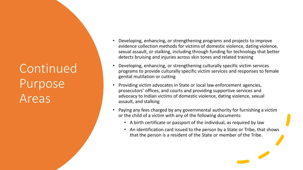 developing enhancing or strengthening programs