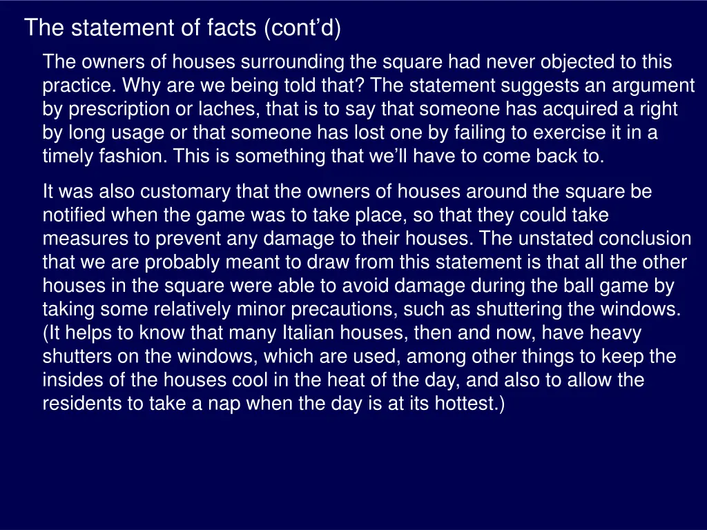 the statement of facts cont d 1
