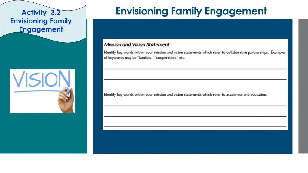 envisioning family engagement