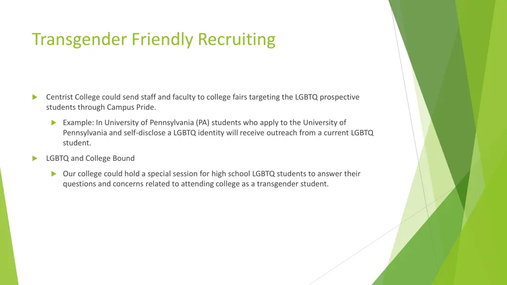 transgender friendly recruiting 1