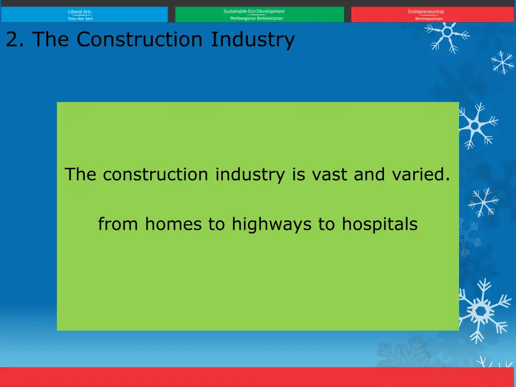 2 the construction industry