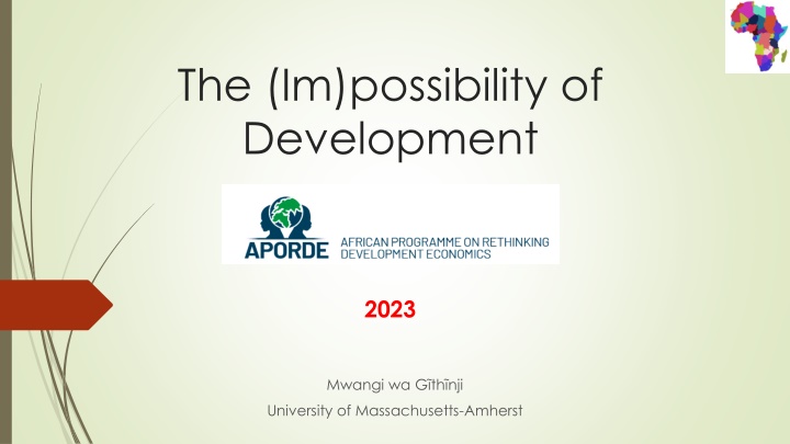 the im possibility of development