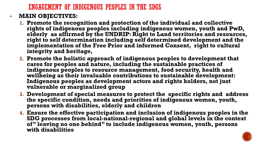engagement of indigenous peoples in the sdgs main