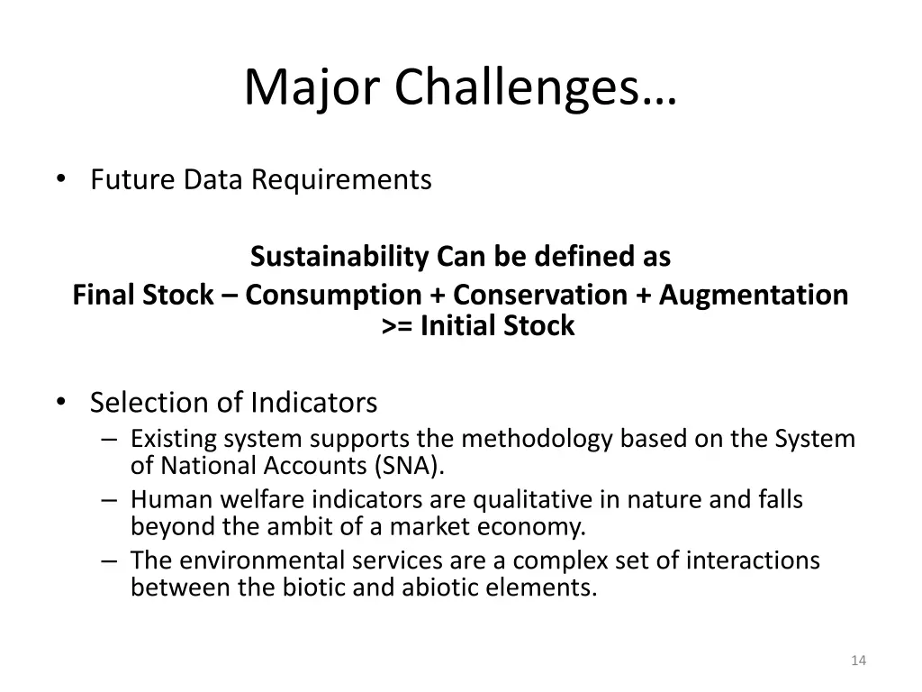 major challenges 3