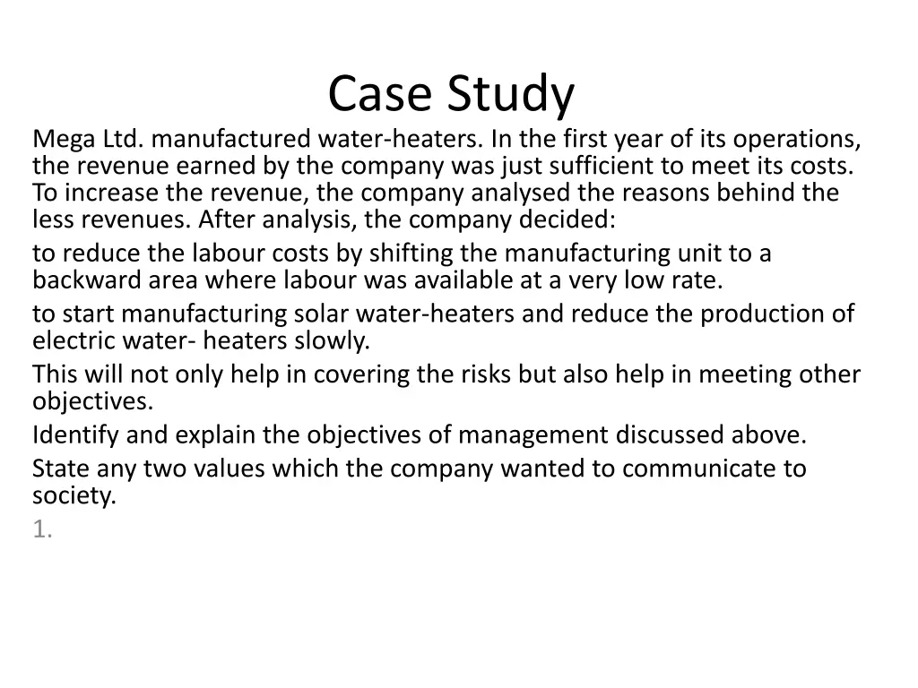 case study