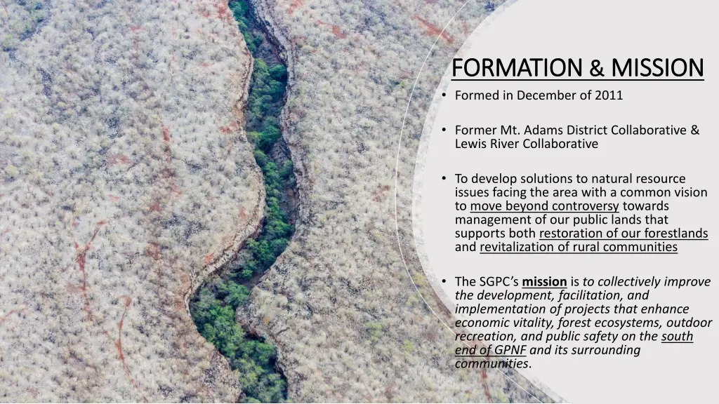 formation formation mission formed in december