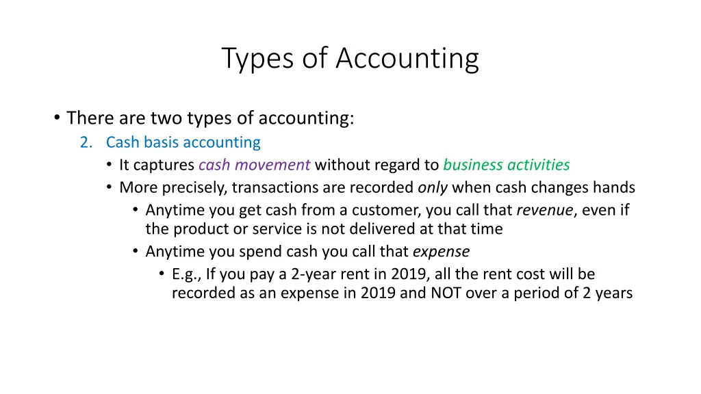 types of accounting 1