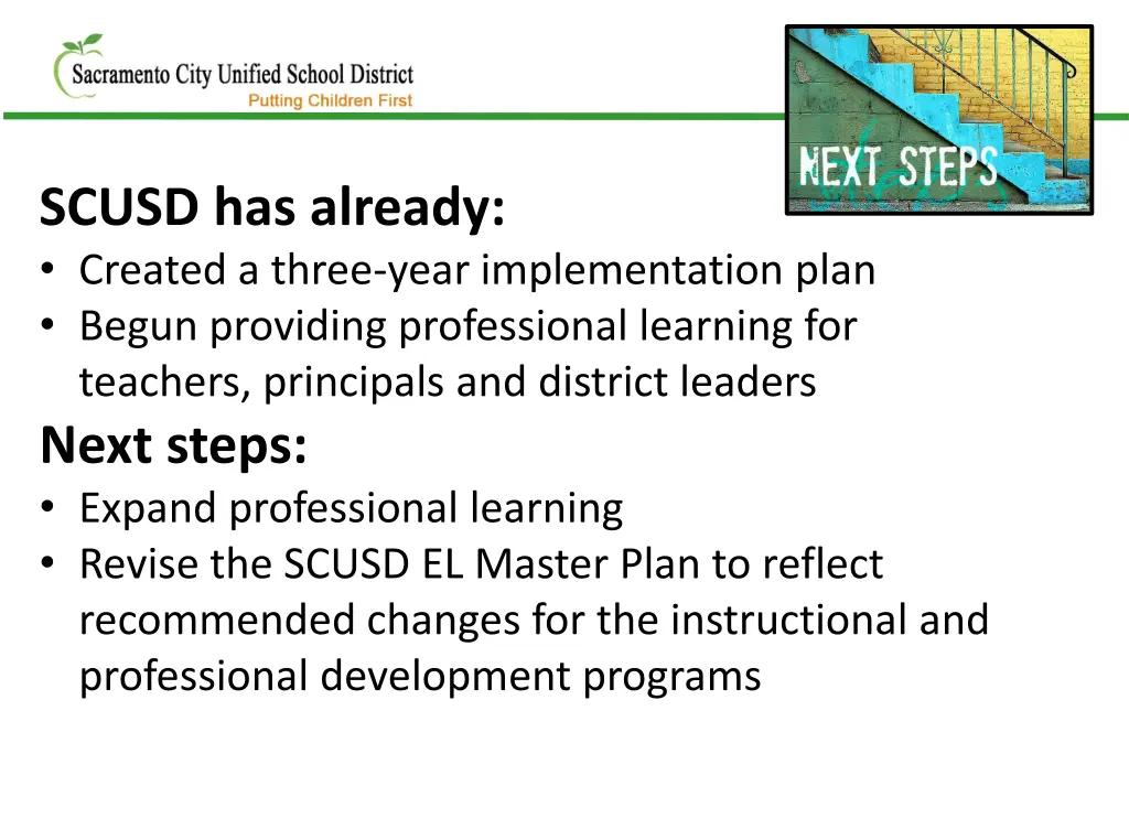 scusd has already created a three year