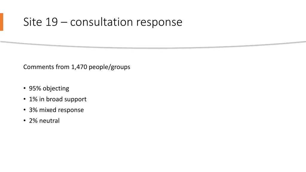 site 19 consultation response