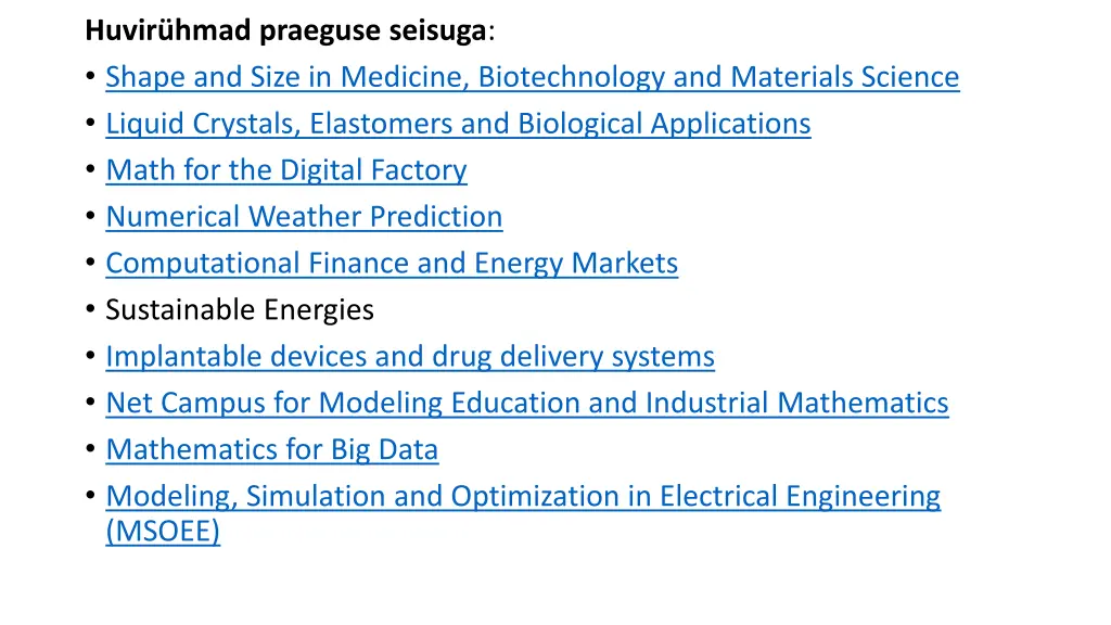 huvir hmad praeguse seisuga shape and size