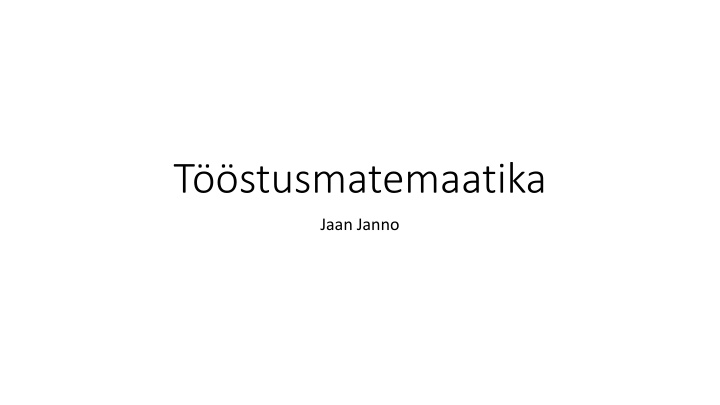 t stusmatemaatika