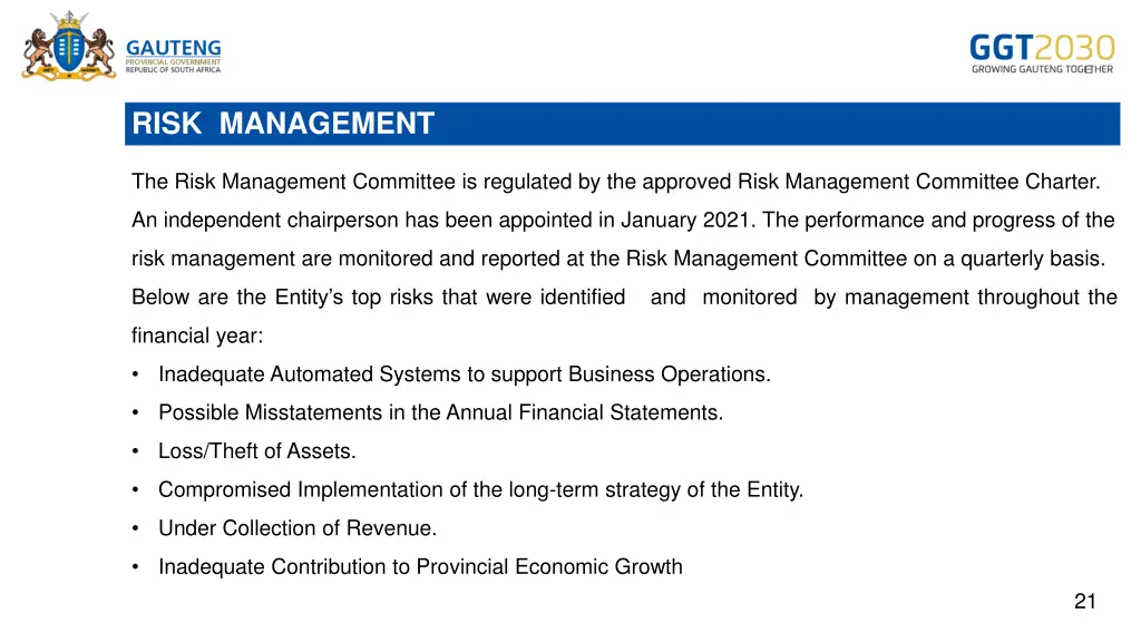 risk management