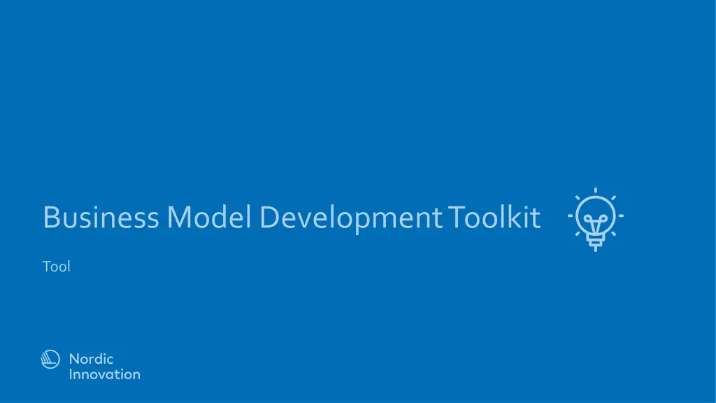 business model development toolkit 2