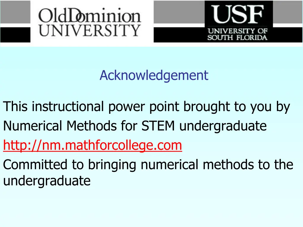 acknowledgement 1
