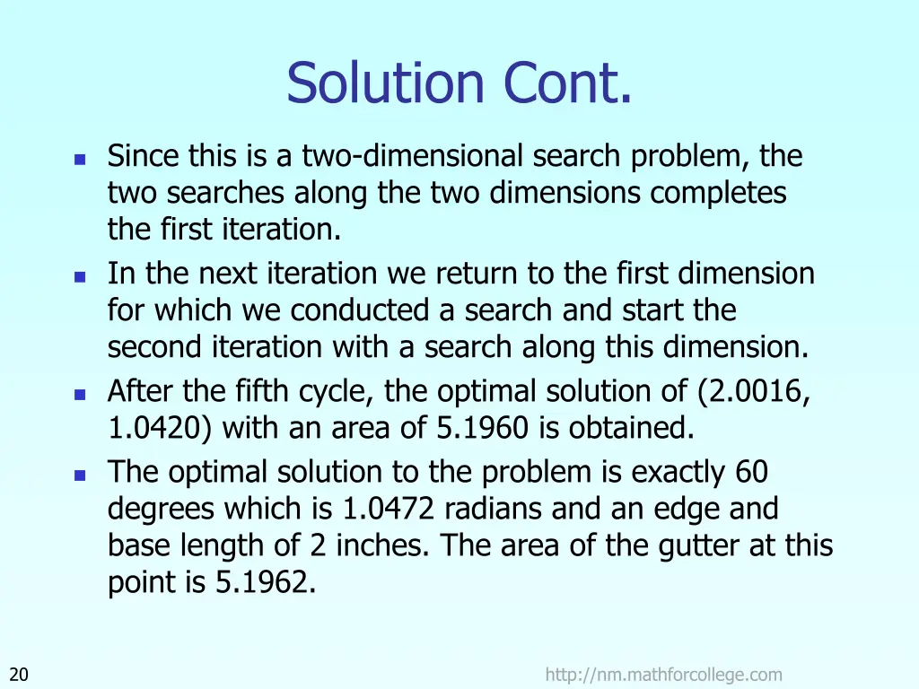 solution cont 2