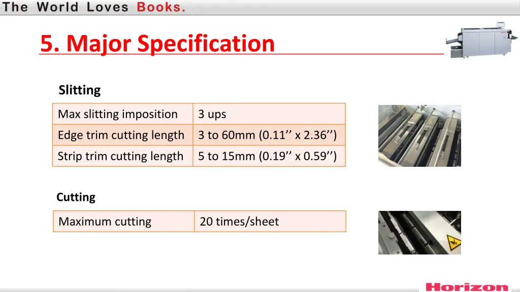 5 major specification 3